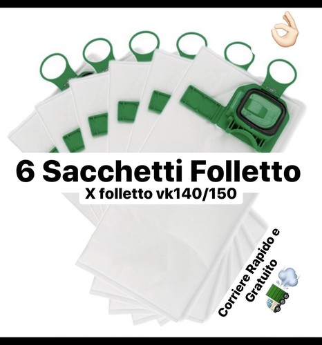 Sacchetti folletto vk140 vk150 - folletto,